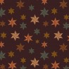 100% Cotton Fabric Contemporary Christmas Xmas Shining Stars Festive 145cm Wide