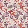 100% Cotton Fabric Lewis & Irene Autumn Fields Mice With Berries Mouse Flower