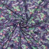 Polycotton Fabric Christmas Floral Holly Berries Xmas Festive