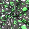 Polycotton Fabric Halloween Spooky Ghosts And Ghouls Horror