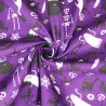 Polycotton Fabric Halloween Spooky Ghosts And Ghouls Horror