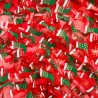 Organza Fabric Christmas Foil Scattered Stockings Elf Elves