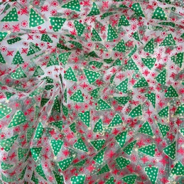 Organza Fabric Christmas...