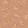 100% Cotton Fabric Lewis & Irene Wild Animals Cheetahs Leopards Nursery