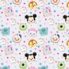 100% Cotton Fabric Springs Creative Disney Tsum Tsum Friends Stack Together