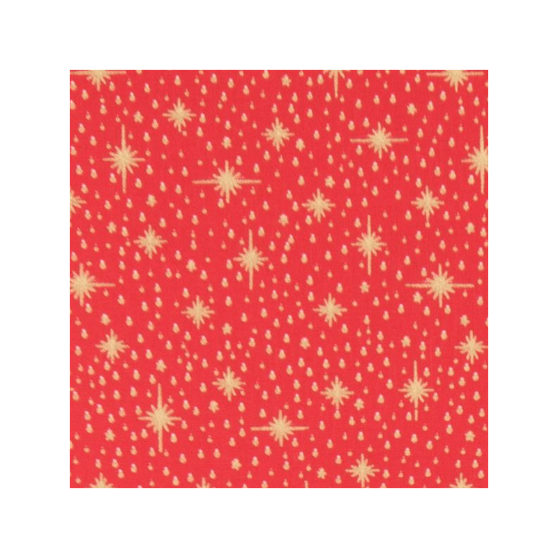 North Star in a Starry Sky Polka Dot Toss Cotton Rich Linen Look Upholstery Fabric