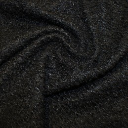 Plain Bouclé Fabric John Louden Suit, Coat Dressmaking Polyester Black