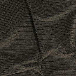 Plain Jersey Corduroy Fabric John Louden Dressmaking, Upholstery 150cm Wide grey