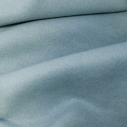 Plain Softcoat Fabric John Louden Wool Coating Clothing 150cm Wide ice blue