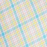 Polyviscose Tartan Fabric Fashion Pastel Rainbow Plaid Check Woven