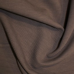 Plain Ottoman Jersey Fabric John Louden Ribbed Dressmaking 145cm Wide Caramel