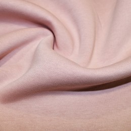 Plain Sweatshirting Fabric John Louden Breathable Dress Material 155cm Wide Pink