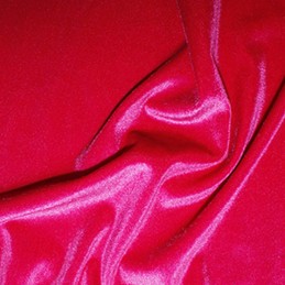 Plain Velour Velvet Fabric Spandex Stretch Luxurious 150cm wide cerise