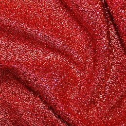 Carnival Tinsel Fabric Christmas Xmas Festive Polyester Metallic 147cm Wide red