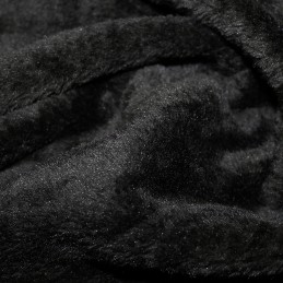 Supersoft Plain Fleece Blankets Dressmaking Polyester 160cm Wide black