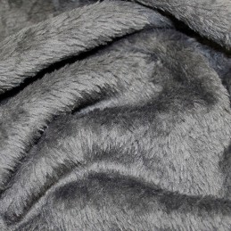 Supersoft Plain Fleece Blankets Dressmaking Polyester 160cm Wide dark grey