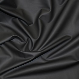 Algarve PU Fabric Outdoor Material Lightweight Water Resistant 140cm Wide Black