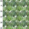 100% Cotton Fabric John Louden Tropical Palm Tree Leaves 150cm Wide