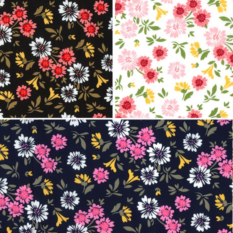 Spring Ditsy Floral 100% Cotton Fabric | clothing craft quilting Rose &  Hubble