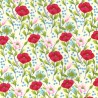 100% Cotton Poplin Fabric Rose & Hubble Chepstow Street Floral Flowers