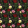 100% Cotton Poplin Fabric Rose & Hubble Chepstow Street Floral Flowers