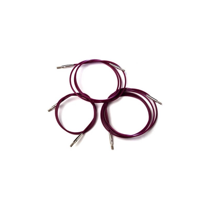 KnitPro Knitting Interchangeable Needle Cable - Purple