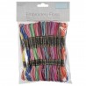 Trimits 36 x 8m Rainbow Colours Embroidery Thread Floss Skeins