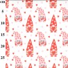 100% Cotton Digital Fabric Rose & Hubble Valentines Love Gonks Hearts