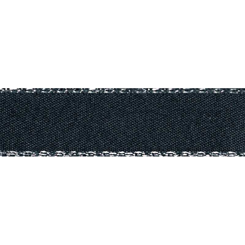 7mm x 2m, 5m or 20m Berisfords Metallic Edge Satin Polyester Craft Ribbon
