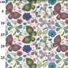 100% Cotton Digital Fabric Rose & Hubble Floral Butterflies