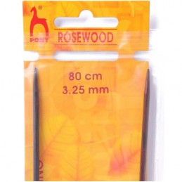 Pony 80cm Rosewood Circular Knitting Needle Wooden Pins 