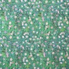 100% Cotton Digital Fabric Gustav Klimt's White Roses Floral Flower 140cm Wide