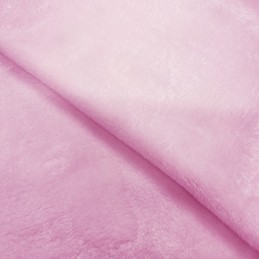 Cuddle Fleece Fabric Dress & Upholstery 100% Polyester Craft fabric 150cm Wide - Baby Pink