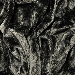 Cuddle Fleece Fabric Dress & Upholstery 100% Polyester Craft fabric 150cm Wide - Black