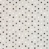 Cotton Rich Sparkle Linen Look Fabric Dots Mono Panama 140cm Wide