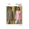 Vogue Patterns V1927 Misses' Double-Breasted Jacket
