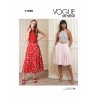 Vogue Patterns V1890 Misses' Skirts Midi Maxi Outfits Summer