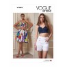 Vogue Patterns V1893 Misses' Top, Shorts and Skirt Summer