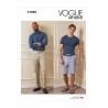 Vogue Patterns V1896 Men's Shorts and Trousers Smart Casual