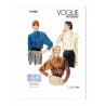Vogue Patterns V1902 Misses' Blouse 1980s Vintage Vogue Shirt Jumper