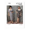Vogue Patterns V1905 Misses' Dress Smart Clothing Collars