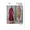 Vogue Patterns V1907 Misses' Dress Smart Casual Maxi Midi Clothing