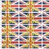 100% Cotton Digital Fabric Rose & Hubble God Save the King UK Patriotic Panel