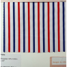 Polycotton Fabric Patriotic Stripes United Kingdom UK England Coronation