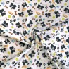 100% Cotton Digital Fabric Oh Sew Scattered Border Collie Sheep Dog Puppies