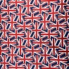 100% Cotton Digital Fabric Oh Sew In Line Union Jack Flag Great Britain