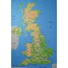 100% Cotton Digital Fabric Oh Sew United Kingdom England U.K Country Map Panel
