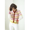 King Cole Knitting Pattern 5914 Sweater & Cardigan Knitted in Luxury Merino DK