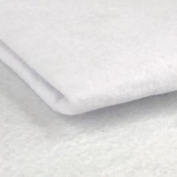 100% Polyester Craft Felt Fabric Material 100cm Wide 1mm Thick Crafty White