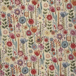 Tapestry Fabric Kew Gardens Floral Wild Flower Upholstery Furniture 140cm Wide